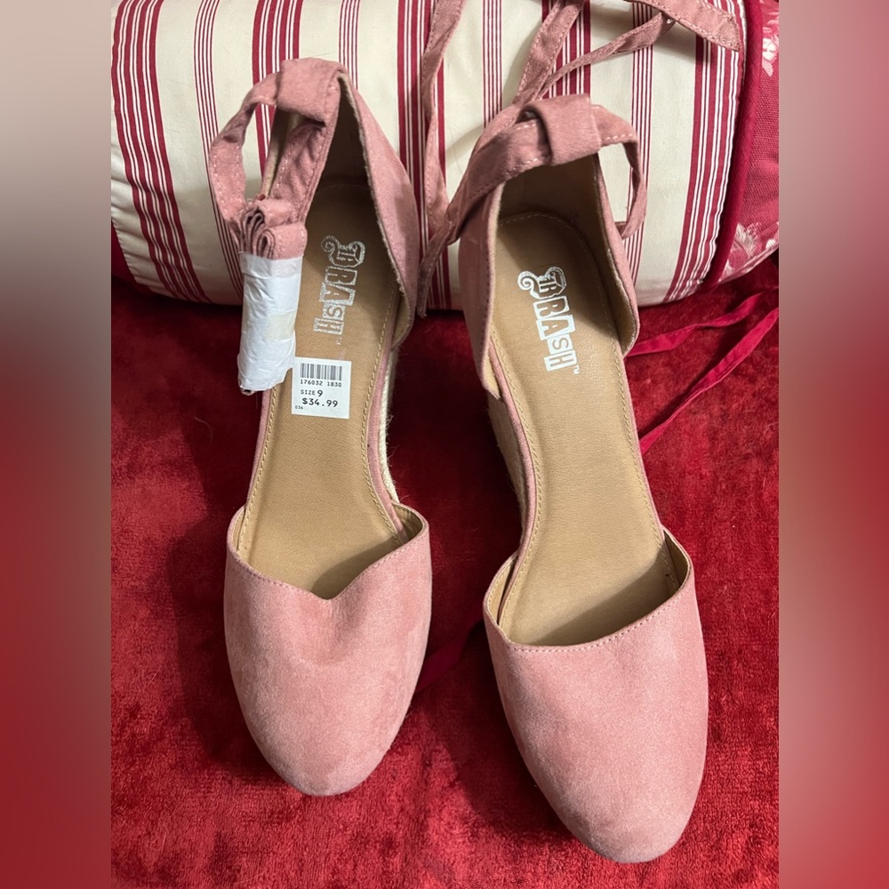 Brash espadrilles dusty rose